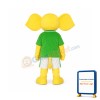 Yellow Elephant Mascot Costume