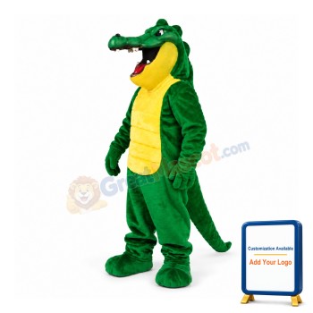 Crunch Gator Mascot Costume Free Shipping