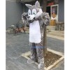 Gray Wolf Mascot Costume