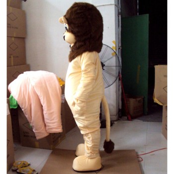 Cartoon Lion Mascot Costume