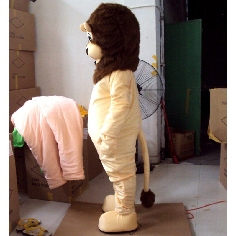Cartoon Lion Mascot Costume