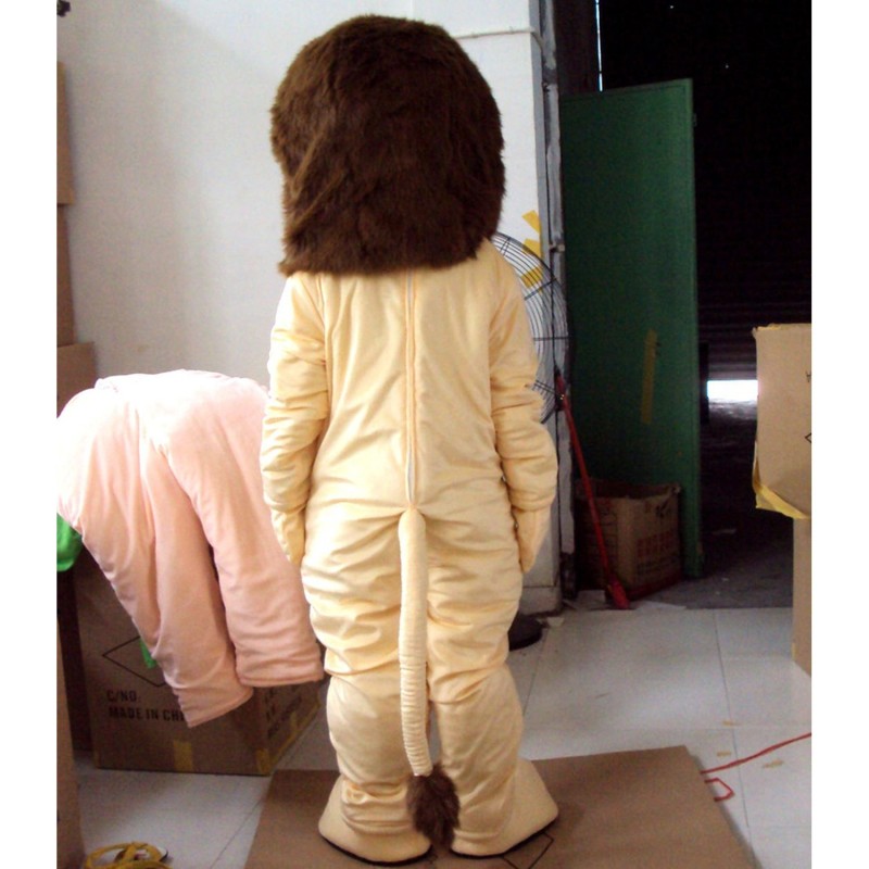 Cartoon Lion Mascot Costume