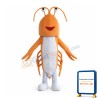 Orange Lobster Mascot Costume