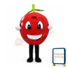 Red Apple Smile Mascot Costume