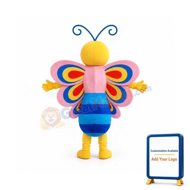 Butterfly Colorful Mascot Costume