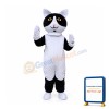 Black White Cat Mascot Costume
