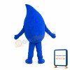 Blue Water Droplets Mascot Costume