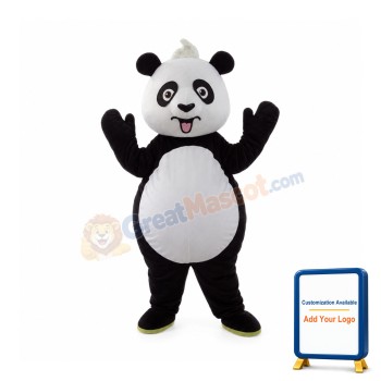 Cute Cartoon Panda Mascot Costume