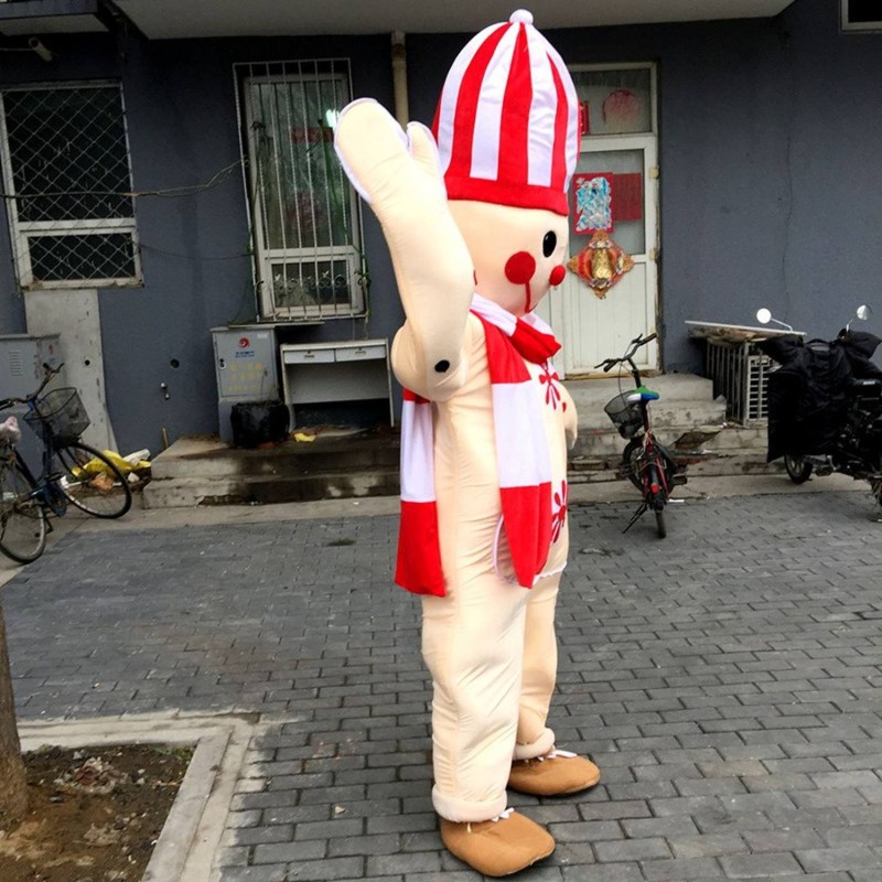 Cute Snowman Mascot Costume For Christmas