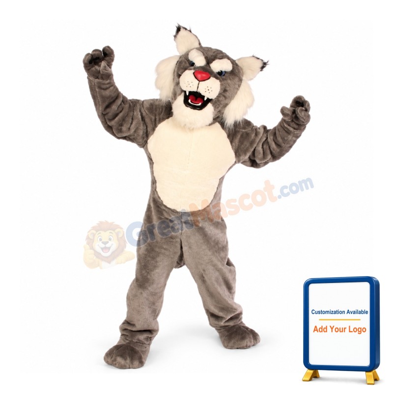 Power Cat Wildcat Mascot Costume