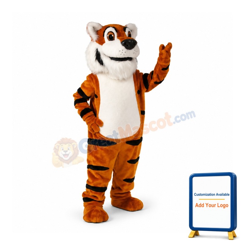 Toby Tiger Mascot Costume