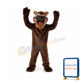 Wolverine Mascot Costume Free Shipping