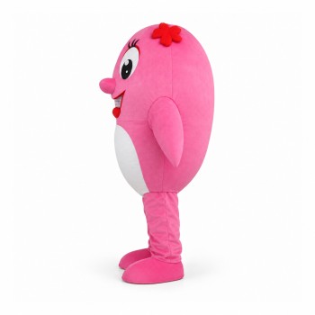 Cute Pink Dolphin Mascot Costume