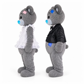 New Teddy Bear Mascot Costume Halloween Cosplay