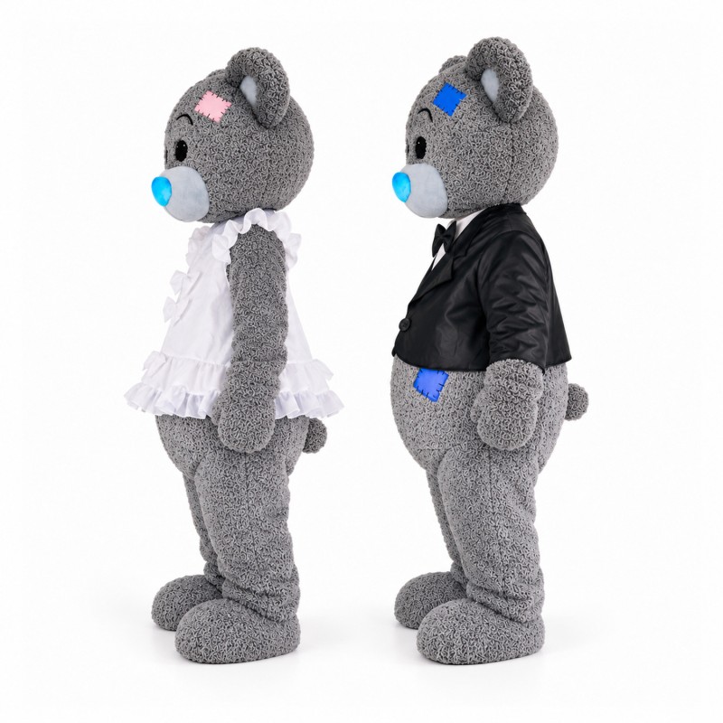 New Teddy Bear Mascot Costume Halloween Cosplay