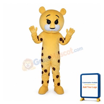 Spotted Tiger Mascot Costume For Adults