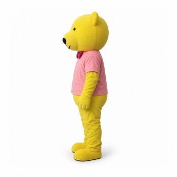 Yellow Bear Mascot Costume Free Shipping