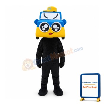 Taxi Car Mascot Costume