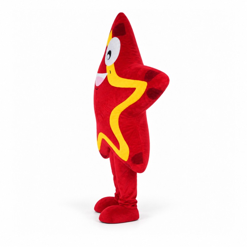 Red Star Mascot Costume