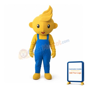 Long Hair Boy Mascot Costumes Cosplay