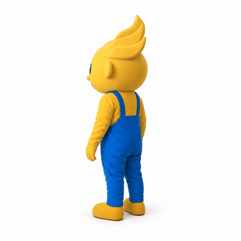 Long Hair Boy Mascot Costumes Cosplay