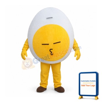 Yellow Egg Mascot Costumes Free Shipping