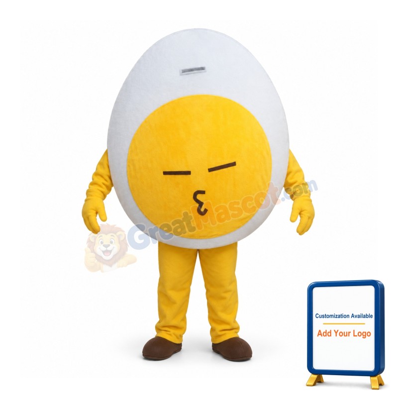Yellow Egg Mascot Costumes Free Shipping
