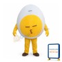 Yellow Egg Mascot Costumes Free Shipping