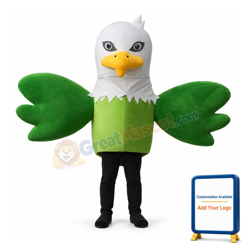 Green Eagle Mascot Costumes