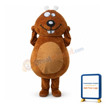 Brown Beaver Mascot Costumes Free Shipping