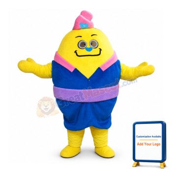 Yellow Monster Mascot Costumes Free Shipping
