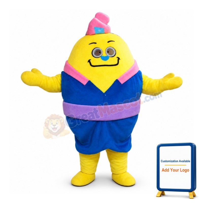 Yellow Monster Mascot Costumes Free Shipping