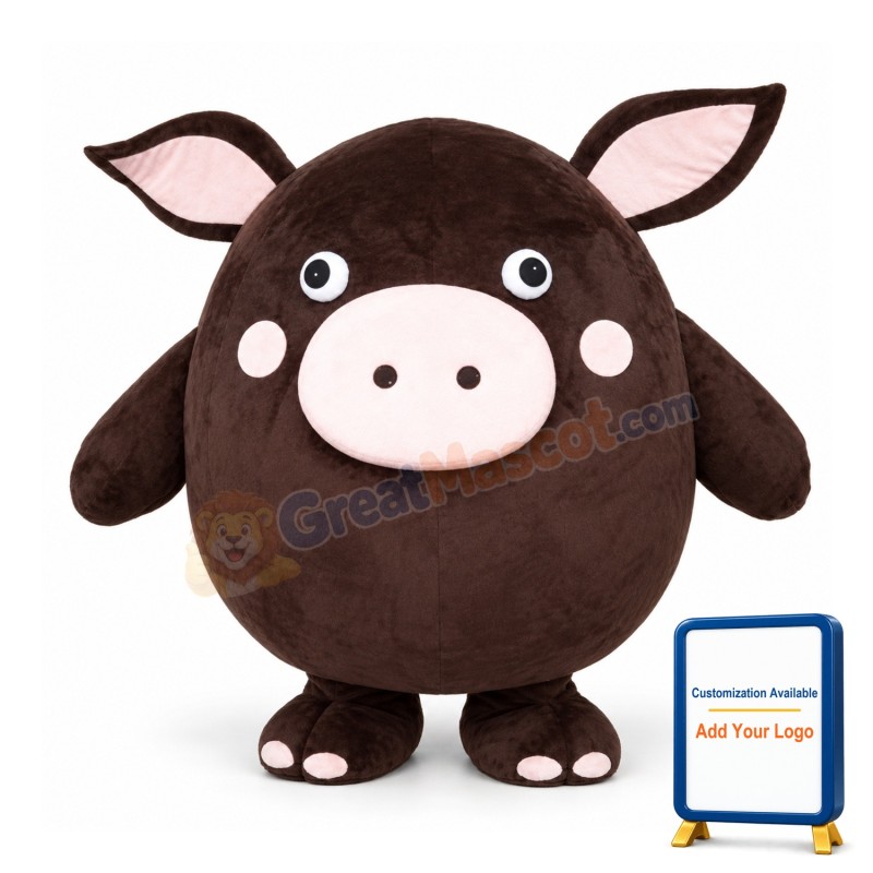 Brown Pig Mascot Costumes