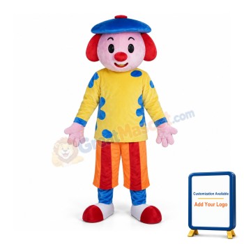Cute Clown Mascot Costume Cartoon Costumes