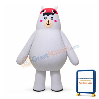 White Big Bear Mascot Costumes