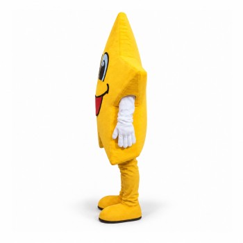 Yellow Five-Pointed Star Mascot Costumes