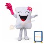 Red Teeth and Toothbrushes Mascot Costumes