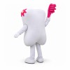 Red Teeth and Toothbrushes Mascot Costumes