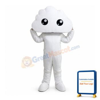 White Cloud Mascot Costumes