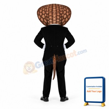 Gentleman Cobra Snake Mascot Costume