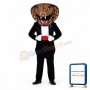 Gentleman Cobra Snake Mascot Costume