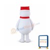 Snow Man Mascot Costume Christmas Xmas Snowman