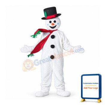 New Snowman Mascot Costume