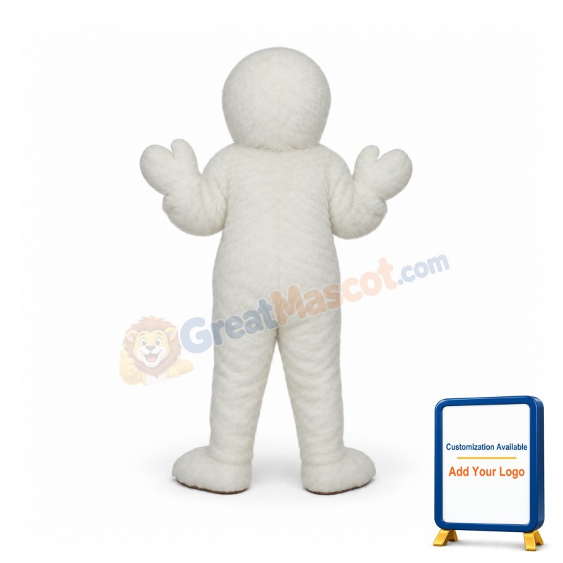 Yeti Abominable Snowman Mascot Costume