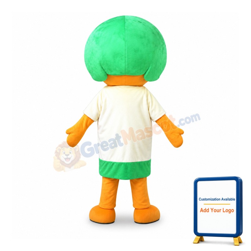 Professional Green Hair Girl Strange Girl Mascot Costume