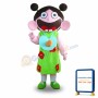 Big Mouth Girl Beautiful Girl Mascot Costume