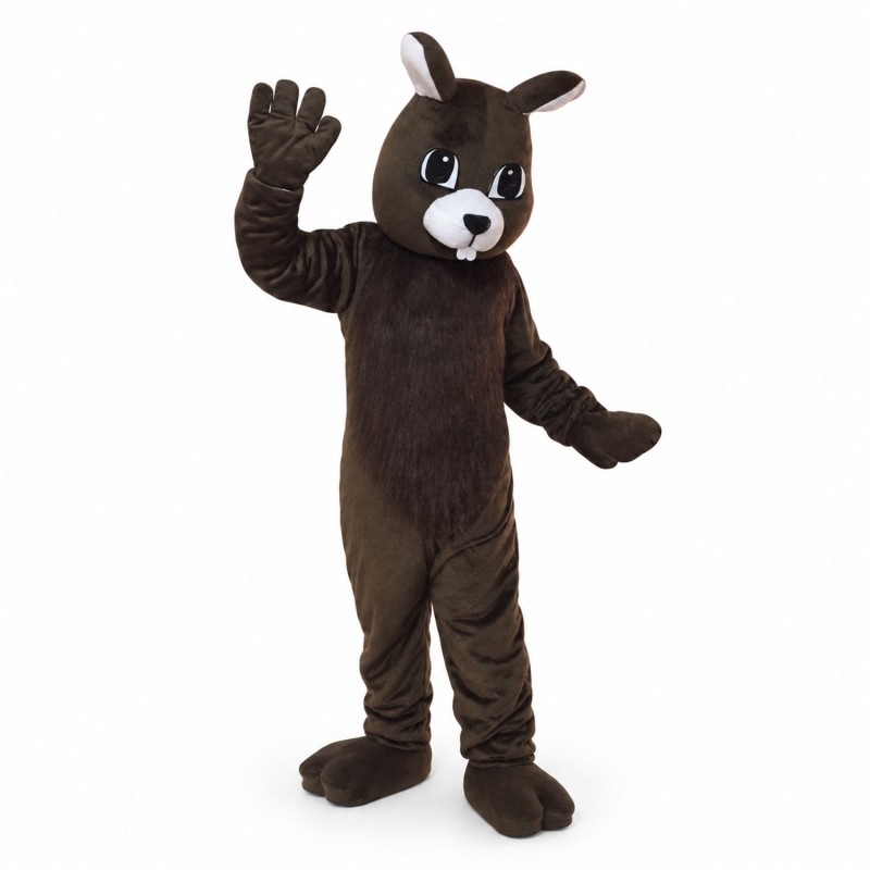 Brown Squirrel Mascot Costume
