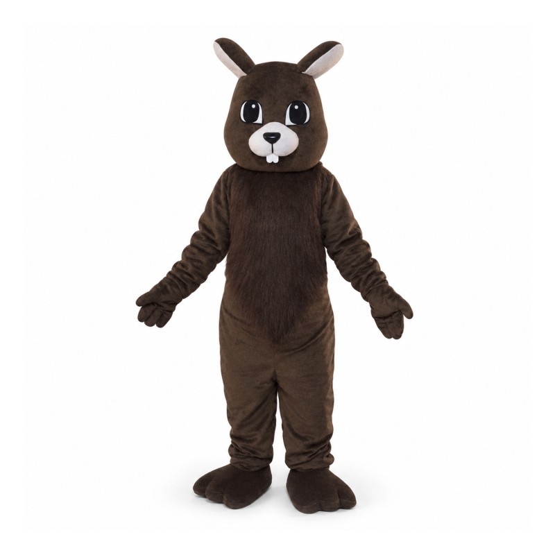 Brown Squirrel Mascot Costume