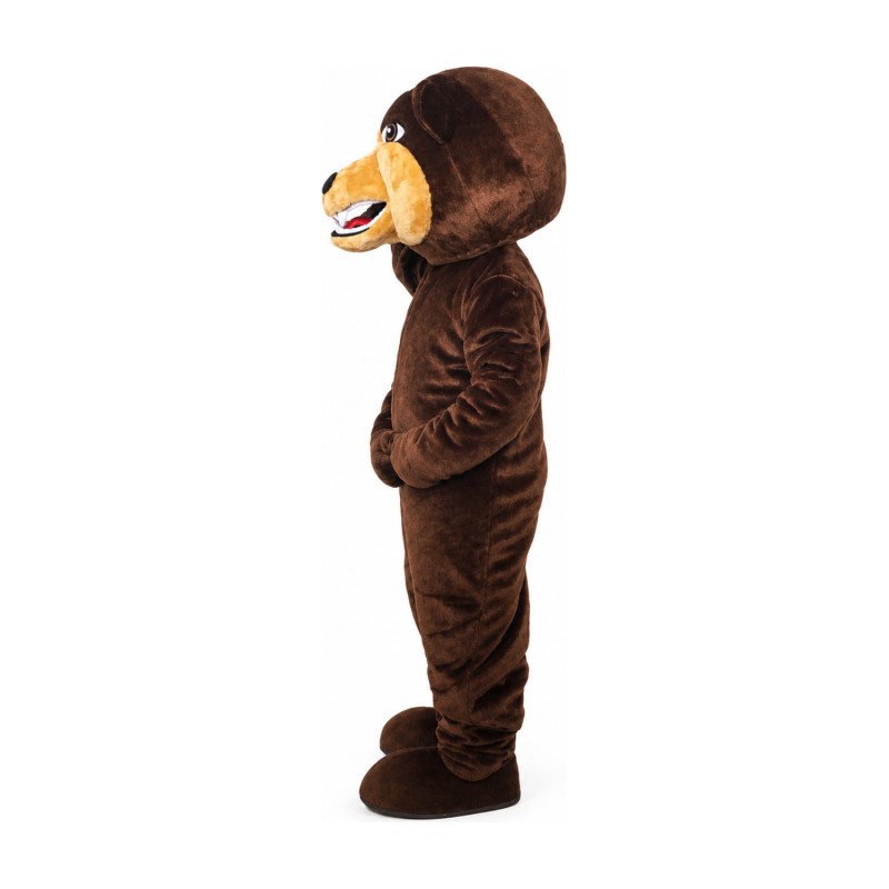 Brown Grizzly Bear Flexible Mascot Costume