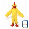 Yellow Realistic Chicken Mascot Costume 
